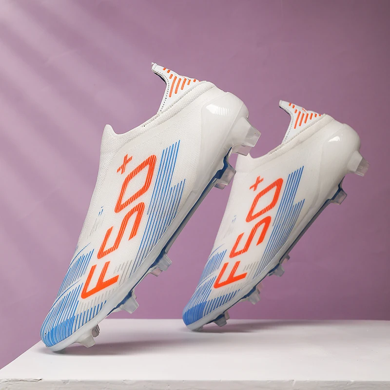 Men New Soccer Shoes Grass Original Breathable Long Spikes Football Shoes Male Fast Top Quality Non Slip Outdoor Football Boots