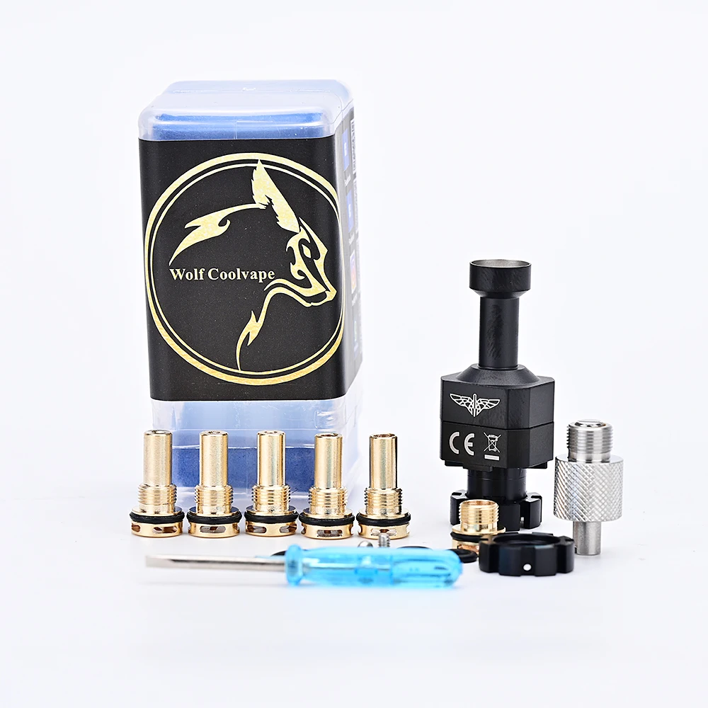 Wolfcoolvape GG podwodny most RBA vape kęs rba dla kęsów/BB/Boro zbiornik 316SS Air Pin 1.0/1.2/1.5/2.5/3.5/4.5mm