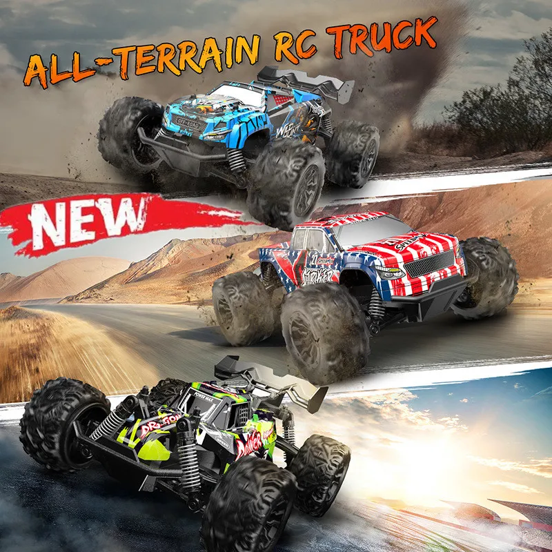 20KMH High-Speed Remote Controlled Off-Road Vehicle Drift Racing Adult Toy Car Model Suitable For Deserts, Roads  Children's