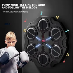 Smart Boxing Machine Home Music Wall Target Trainer With Gloves Decompression With BluetoothGames Toys Children And Adults