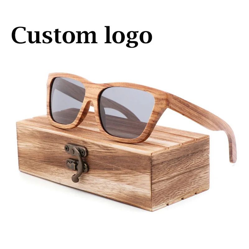 

Natural Zebra Wooden Sunglasses Handmade Polarized Women Men Glasses UV 400 Mirror Coating Lenses Sun Glasses With Gift Box