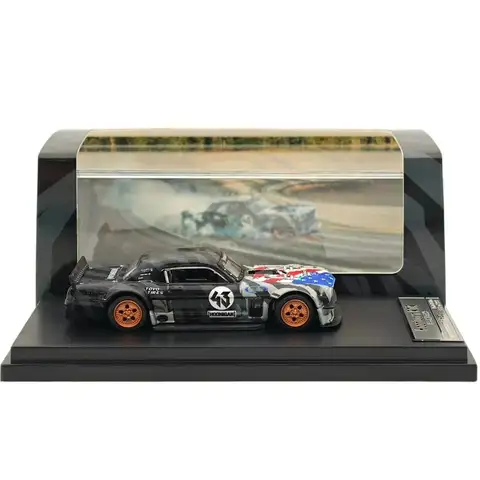 Street Weapon SW 1/64 For Mustang 1965 Ken Block's Hoonicorn RTR V2 #43 Diecast Models Car Miniature Limited Edition Collection