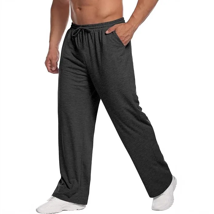 Men's Sweatpants Straight Fitness Pants Casual Pants