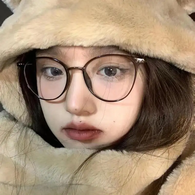 【-50 bis -300】 Modische Damen-Myopiebrille mit Grad, Anti-Strahlung, Anti-Blaulicht, Computerbrille mit Qualität