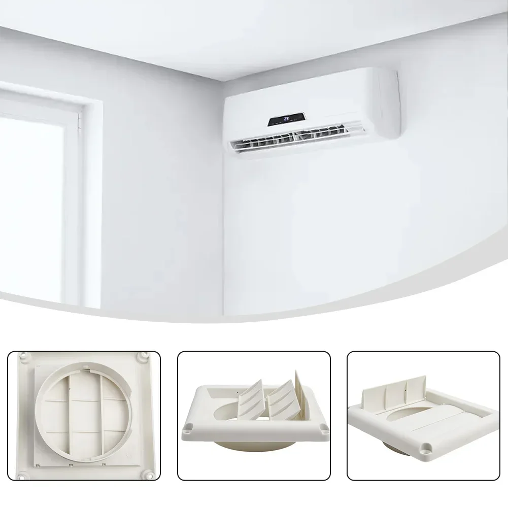 Ventilation Grille Air Vent Grille Wear Resistance 3 Gravity Flaps Corrosion Resistance Home Improvement With Net