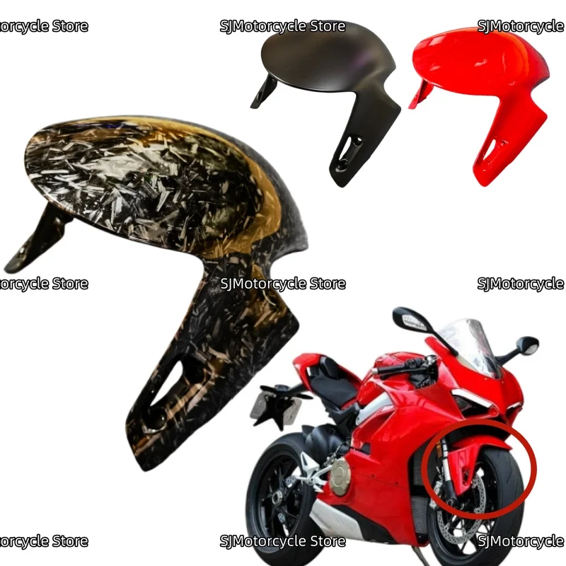 

Motorcycle Front Fender Splash Mudguard Mud Flap Fairing Fit For Ducati Panigale Streetfighter V4 V4S V4R 2017-2024 V2 2020-2022
