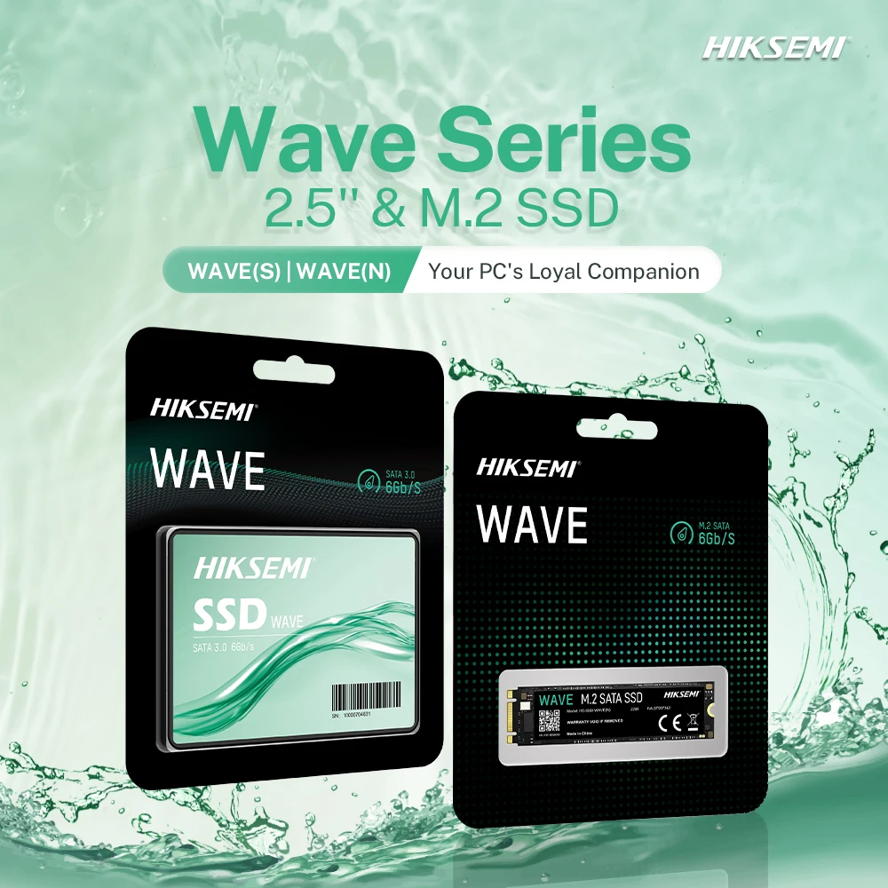 HIKSEMI WAVE(S) SATAIII SSD 하드 디스크 드라이브, 노트북 데스크탑용 내부 솔리드 스테이트 드라이브, 256GB, 512GB, 1024GB, 2.5 인치