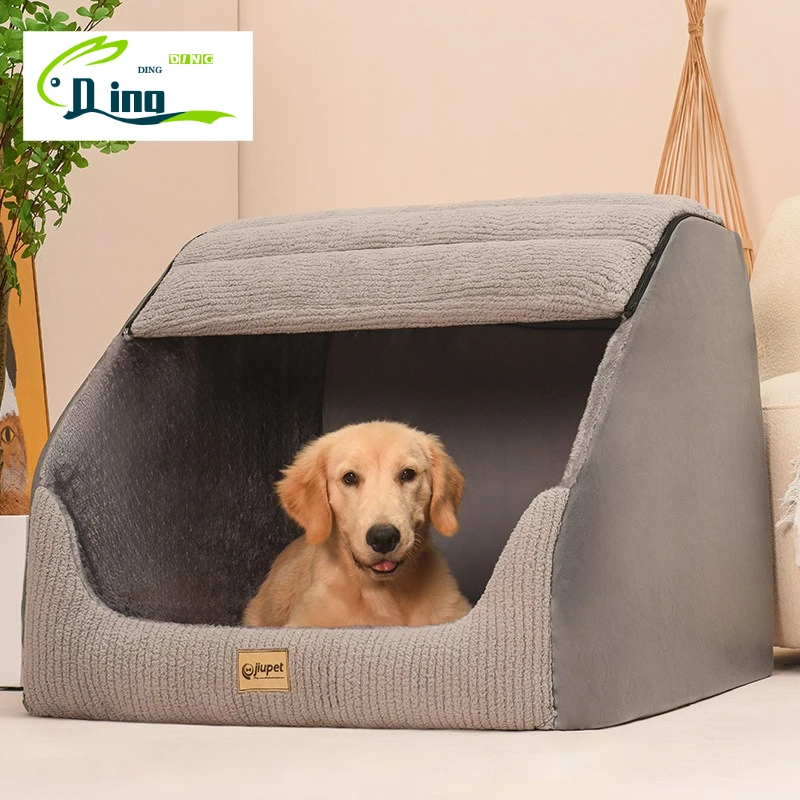 

Новый питомник, теплая зима, средняя большая собака, золотистый ретривер, съемная и моющаяся закрытая кровать, комната, вилла, кошачье гнездо, товары для домашних животных