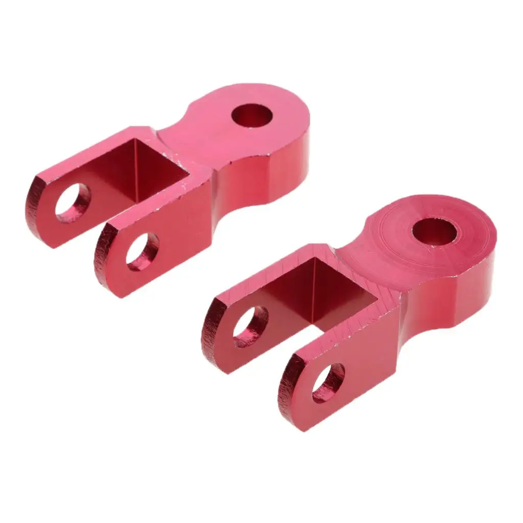 2-4pack Height Extension Shock Absorber Motorcycle Jack Up Riser Suspension Red