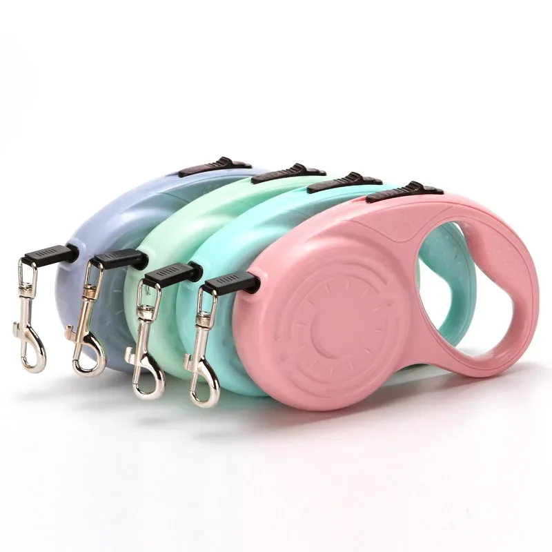 3/5 m Hundeleine für kleine mittelgroße Hunde, Katze, einziehbares Nylonseil, Welpe, Gehen, Roulette, Traktionsleine, Chihuahua, Haustierzubehör – Detail 3