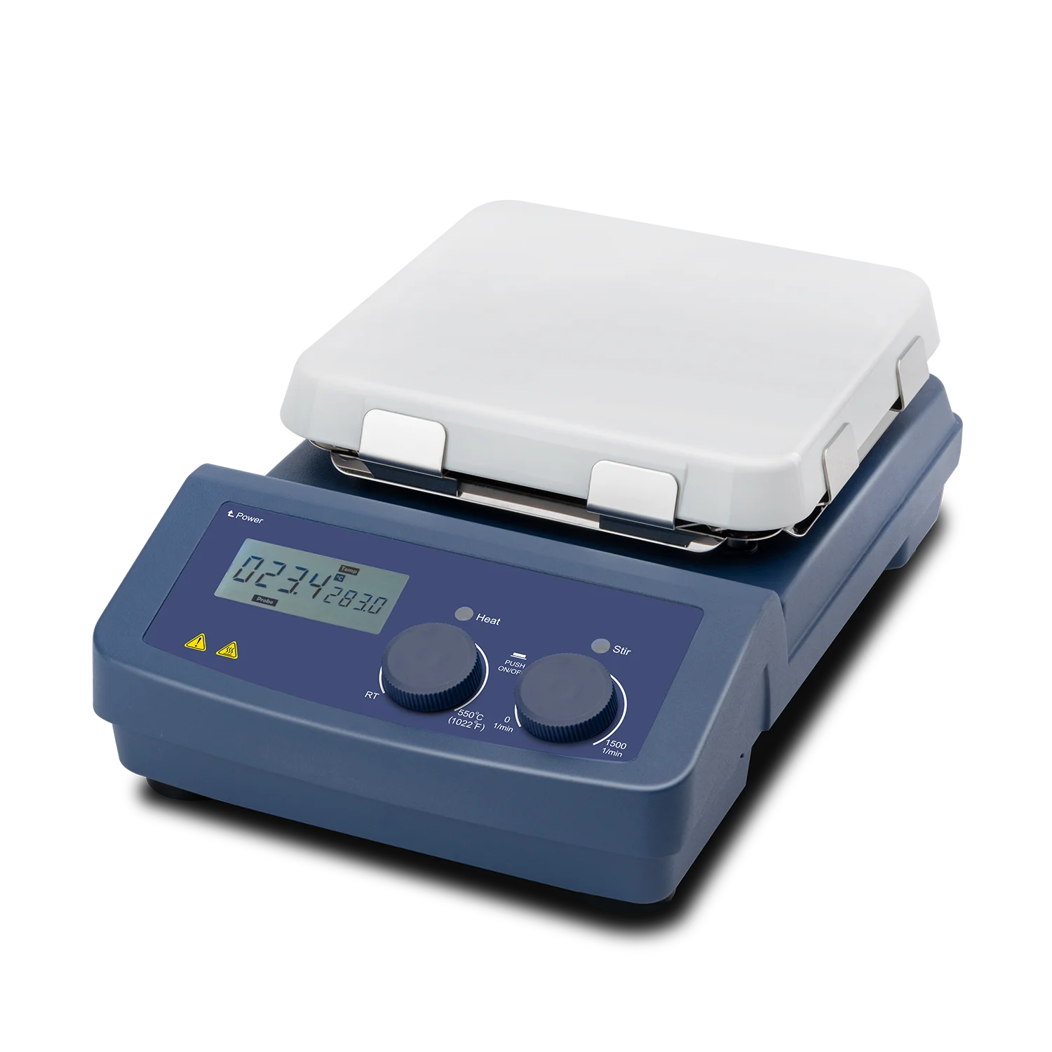 Laboao LCD CNC Aquecimento Agitador magnético de placa quadrada de 7 polegadas Agitador magnético de controle digital