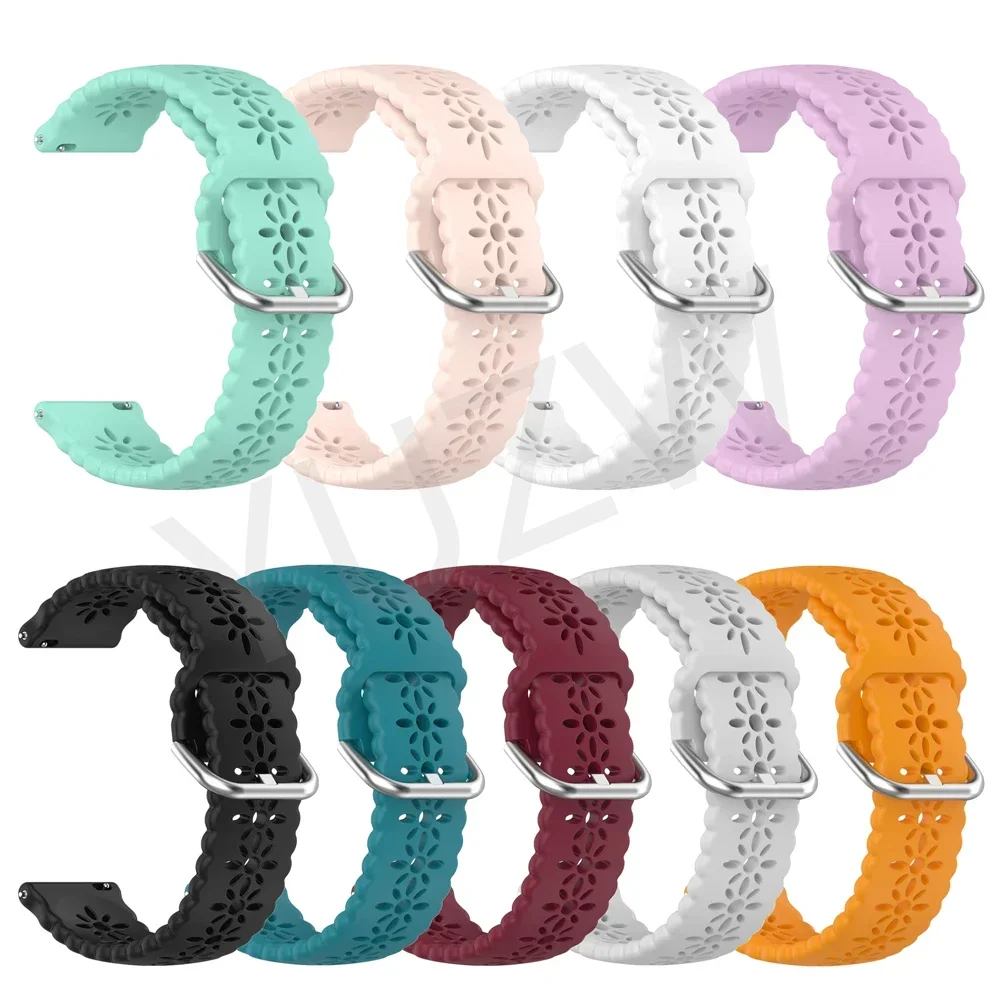 Cinturino traspirante da 22 mm per cinturino orologio Xiaomi S4 S3 S2/S1 Pro Cintura attiva MI Watch 2 Pro/color2 Bracciale in silicone Correa