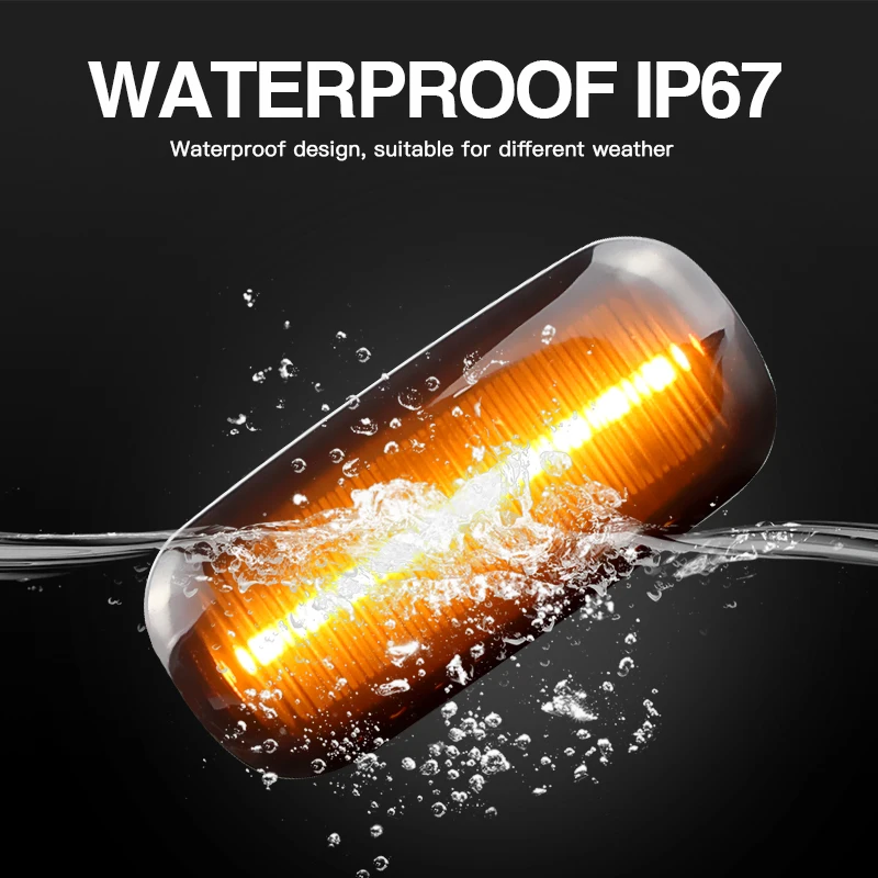 2 قطعة LED بدوره إشارة الجانب ماركر ضوء ديناميكية مكرر مصباح لأودي A3 S3 8P A4 S4 RS4 B6 B7 B8 A6 S6 RS6 C5 C7 اكسسوارات