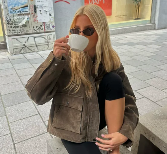 

2025 New Autumn Winter Jackets Women Streetwear Solid Loose Single Breasted Coat Casual Long Sleeve Short Outerwear