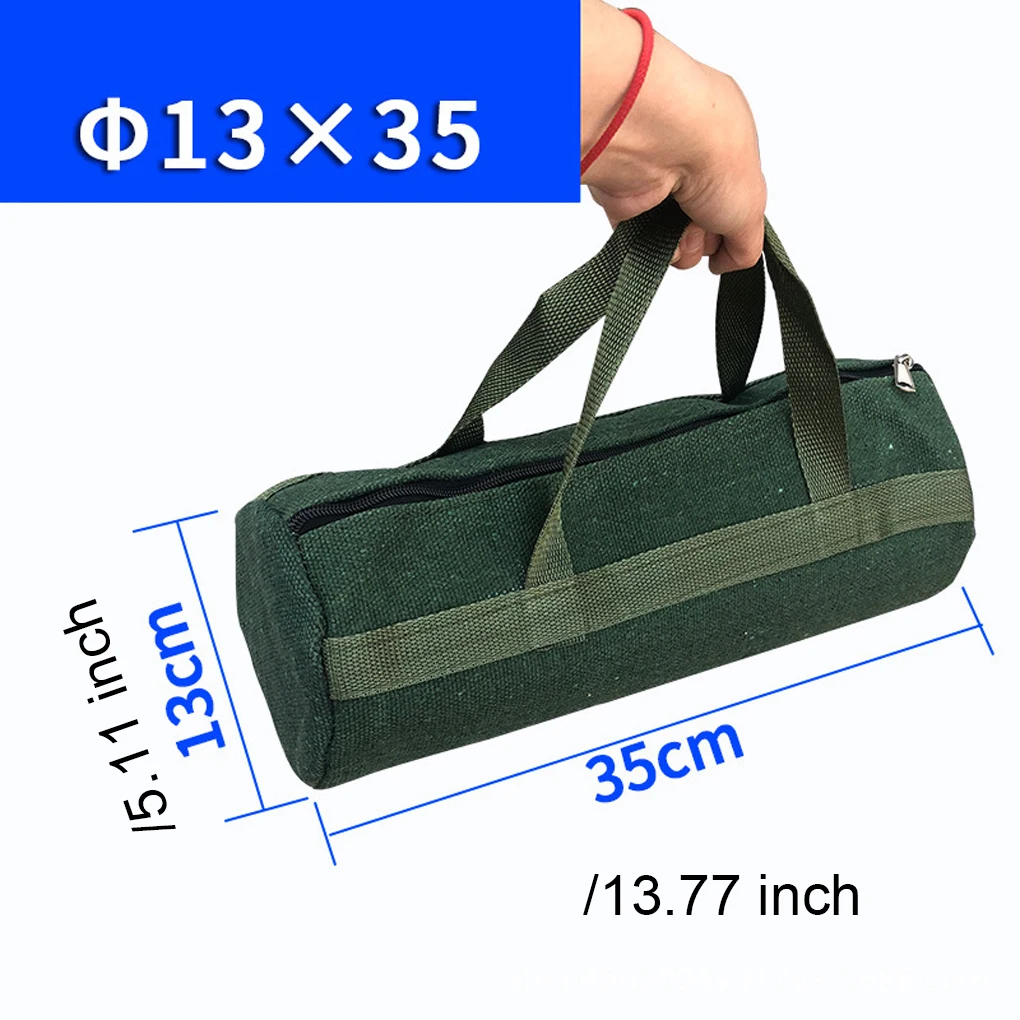 Tool Bag Sundries Portable Storage Tote Bags Zipper Pouch 35x15cm