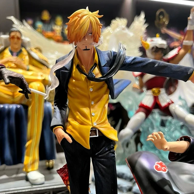 Anime One Piece Sanji Action Figure Figurine Pvc Statue Collection Model Doll Desktop Decoration Children Toys Christmas Gifts