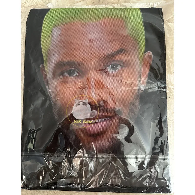 RT01 새로운 3D 인쇄 카니 예 마스크 탄성 메쉬 풀 페이스 마스크 남성 여성 코스프레 모자를 쓰고 있죠 힙합 패션 발라크라바 후드 모자 * Jk2