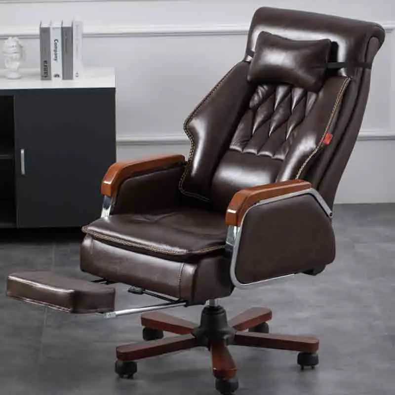 

Leather Gaming Office Chairs Design Recliner Barber Relax Office Chairs Waiting Working Cadeira Para Computador Bureau Furniture