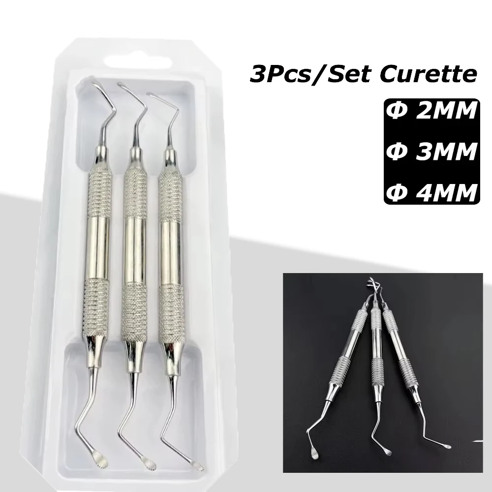 

Стоматологическая зубчатая кюретка, профессиональные инструменты для имплантатов, инструменты, высококачественная нержавеющая сталь, пародонтальная кость, стоматологические инструменты, кюреты