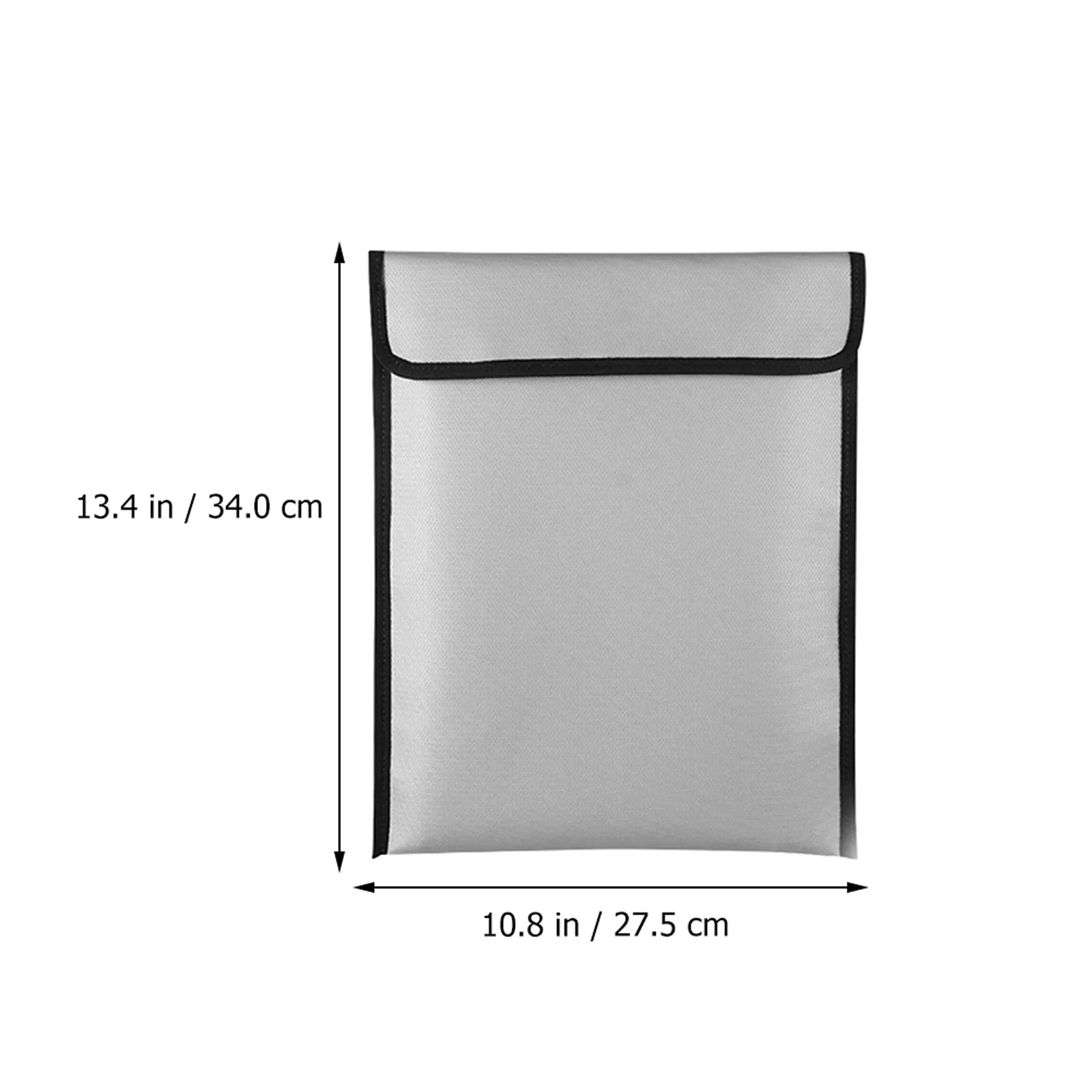 

1Pcs Fireproof Document Bag Large Fireproof File Pouch Waterproof Explosion Proof Security Document Organizer High Temperature
