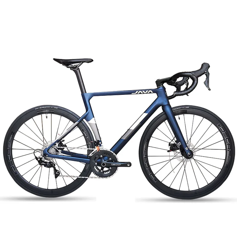 

2021 High Quality 700C Carbon Fiber Road Bike 22 Speed Hydraulic Disc Brake Bicycle For Racing