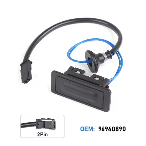96940890 Black ABS Case Opening Switch Tailgate Release Button Trunk For 2012-2019 Chevrolet Sonic Sedan Aveo Captiva
