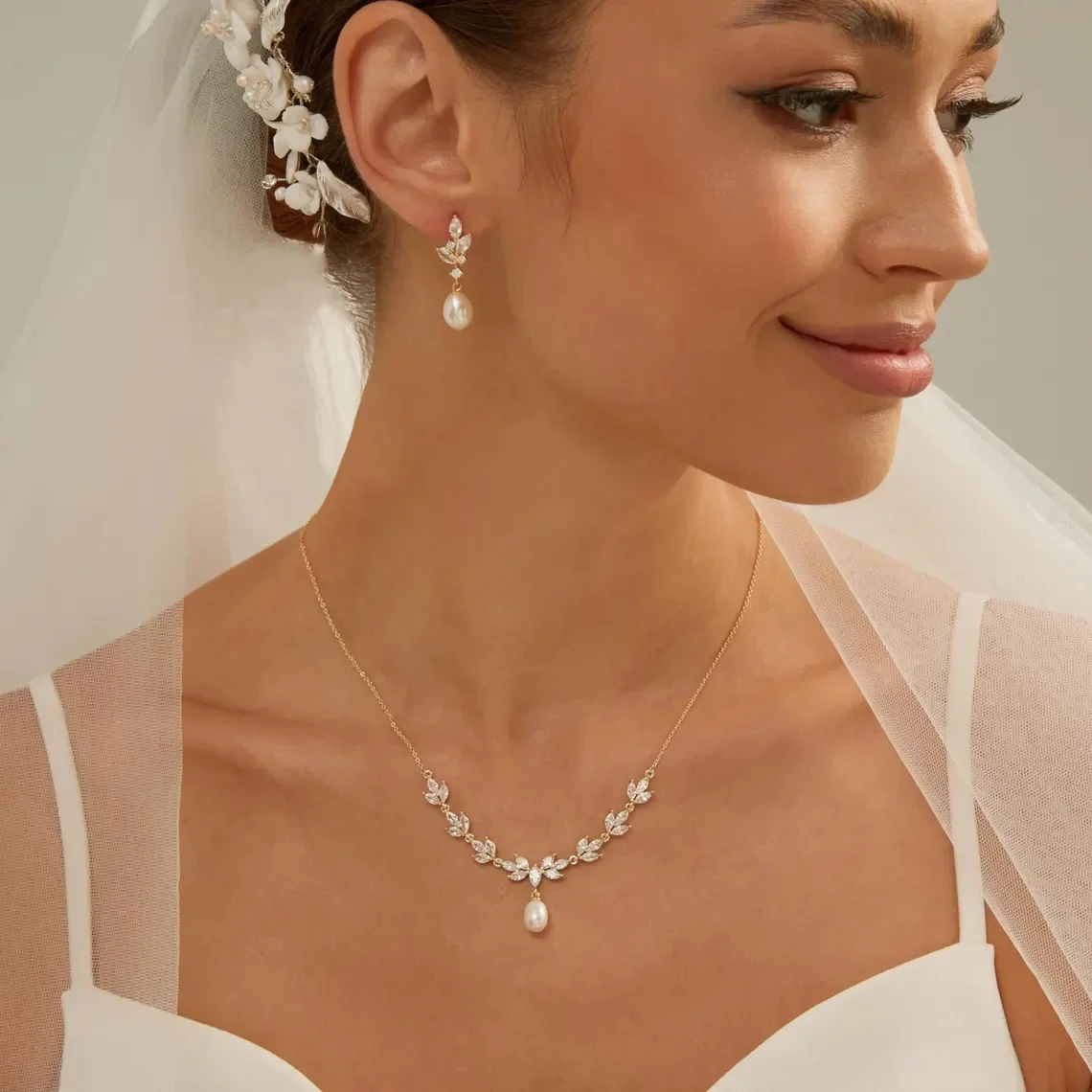 Neue 925 Sterling Silber Perlenkette, Persönlichkeits-Charm Perlenanhänger Choker, Geburtstagsgeschenk für Frauen, Exquisiter Schmuck – Detail 3