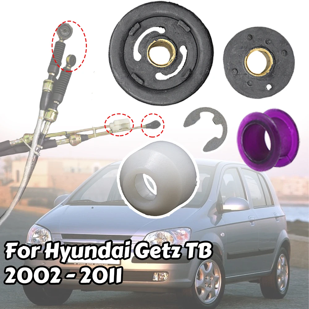 

For Hyundai Getz TB Click Blade Electron Manual Gearbox Shift Cable Linkage Bushing Shifter Lever Selector Rod Connect Bushing