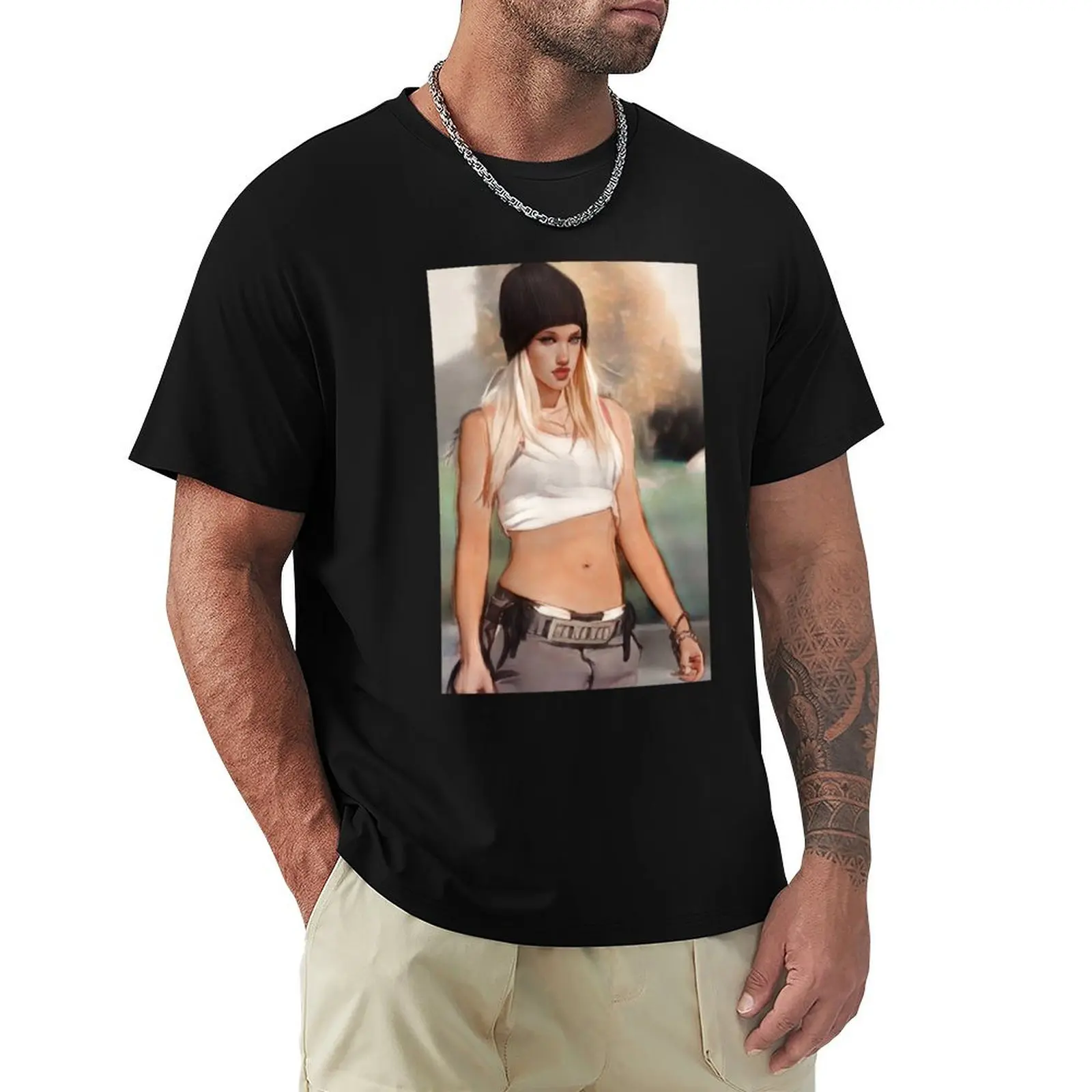 Gwen Stefani Hollaback T-Shirt Lightweight Cooling Short Sleeve Tee