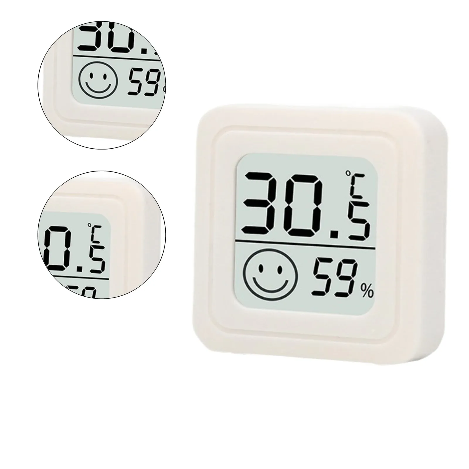 

Точный цифровой термометр для внутреннего использования с дисплеем влажности. Простой настенный монтаж. Работа от аккумулятора. Компактный размер.