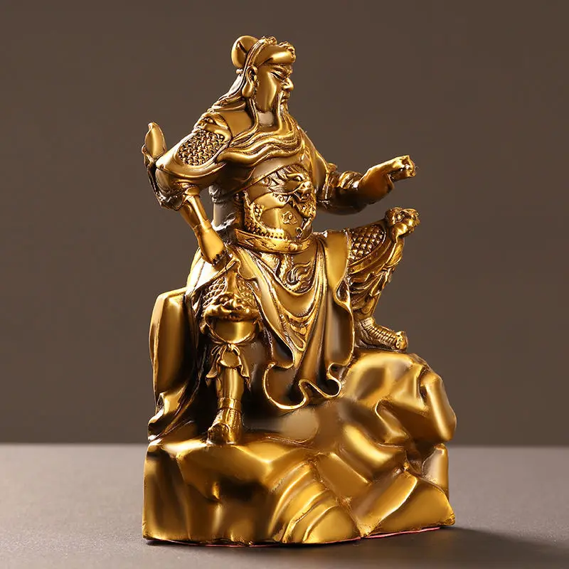 Zhongyi Guan Gong's Ornaments Are All Copper and Guan Emperor's Home Living Room Decoration