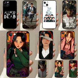 All of us are dead Hot Phone Case For iPhone 16 15 14 11 12 13 Pro Max Mini Plus X XS Max XR Cover Coque