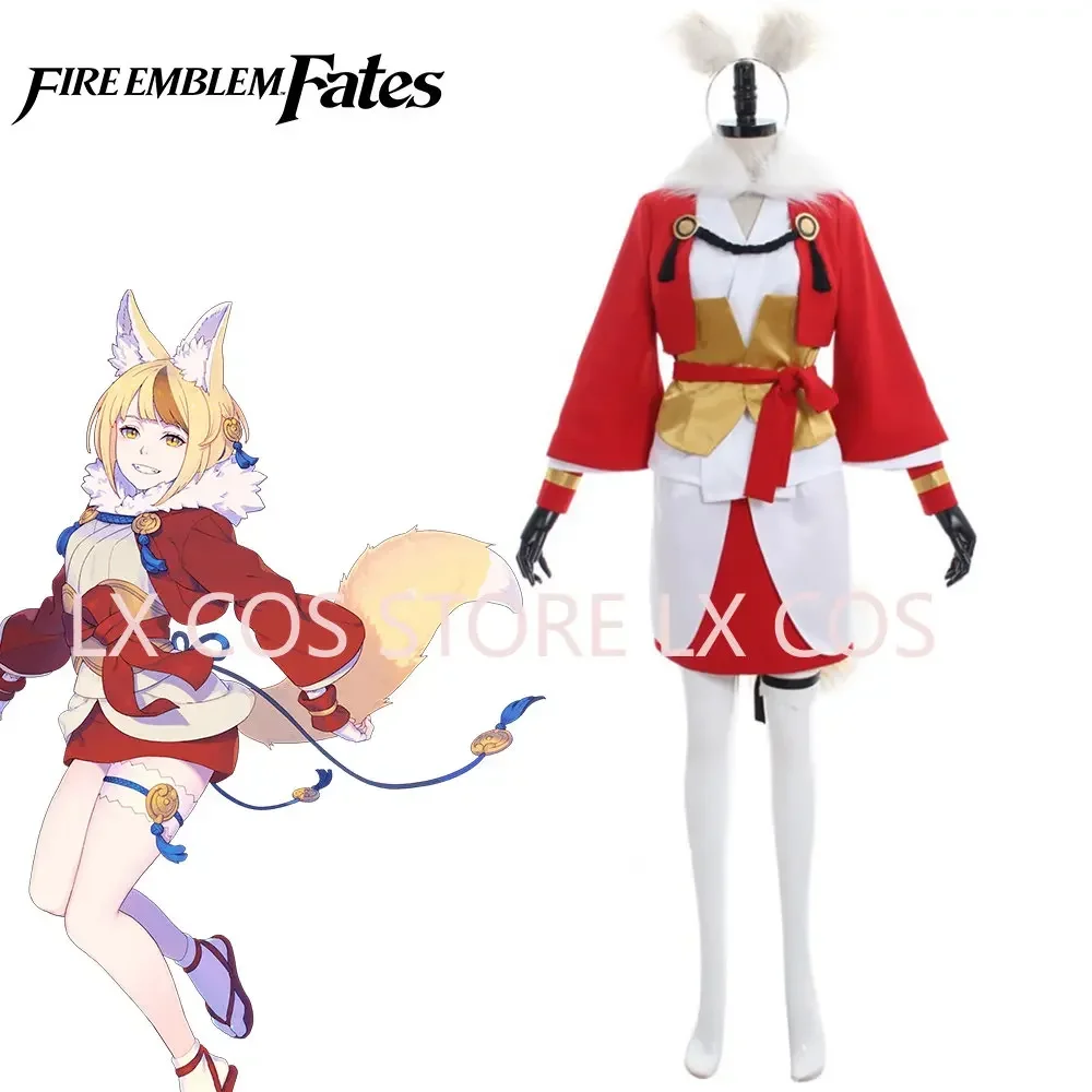 

Anime Fire Emblem Fates Selkie Cosplay Costume Full Set with Tail Custom Made Any Size