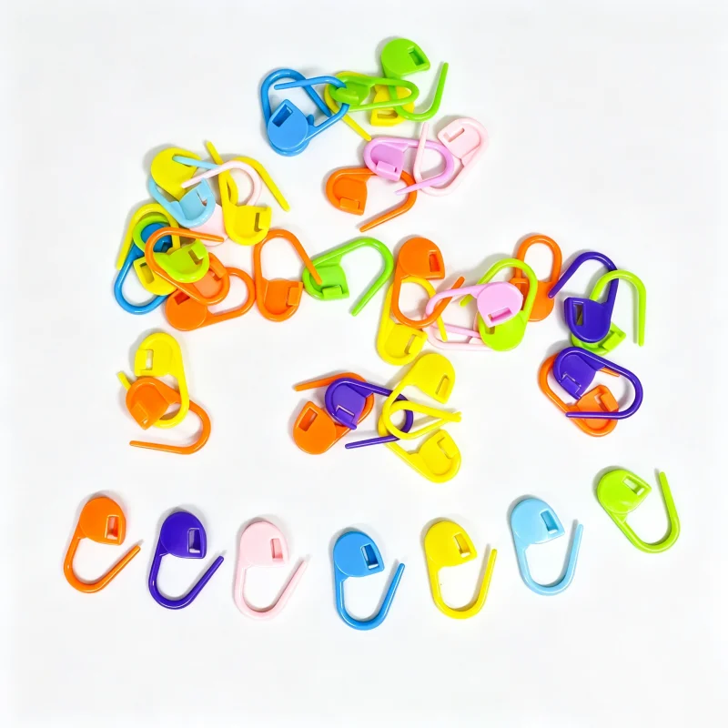 Mixed Colorful Markers Crochet Clips Pins Bulk Stitch Markers Locking Knitting Safety Pins Stitch Knitting Markers DIY Craft