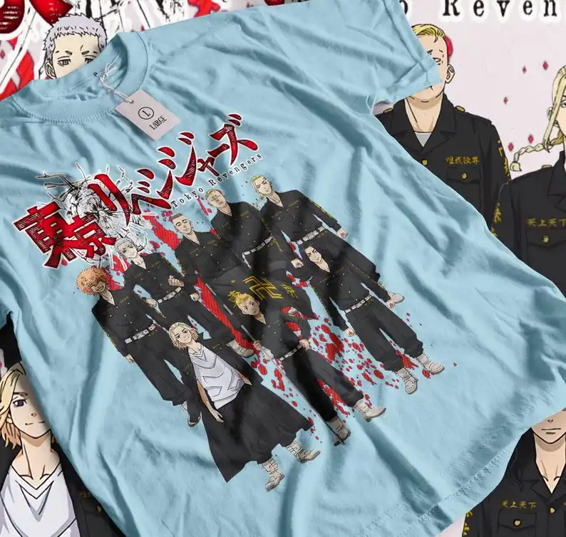 Ryuguji Shirt  Manga Shirt  Vintage Unisex T-shirt   Lovers  Graphic  All Size