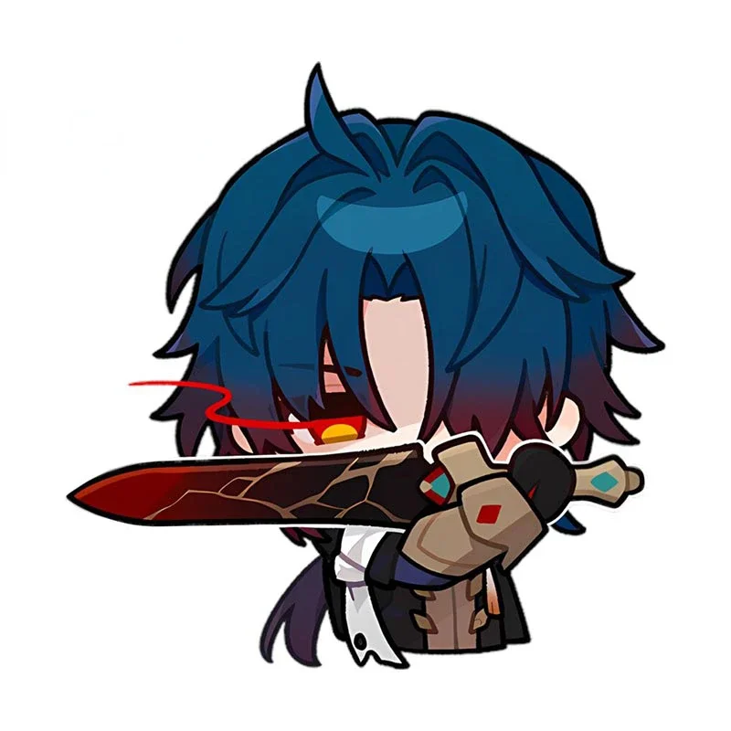 FUYOOHI Decals Chibi Blade Car Sticker Cartoon Cartoon Cartoon Sticker JDM Racing Decal