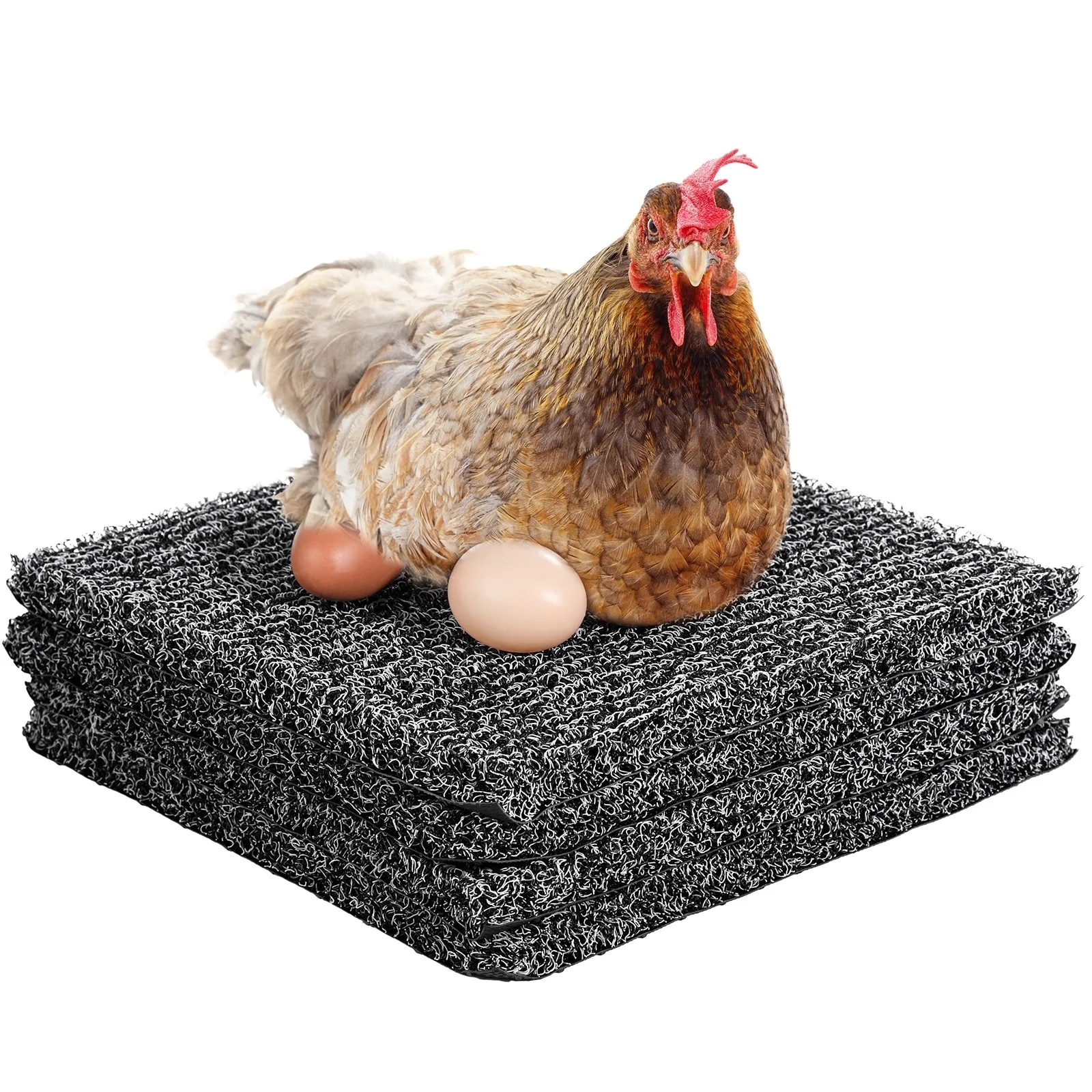 4Pcs Chicken Nesting Pads Washable Nesting Box Liners For Chicken Coop Reusable Plastic Nest Pads Cuttable Chicken Laying Mats