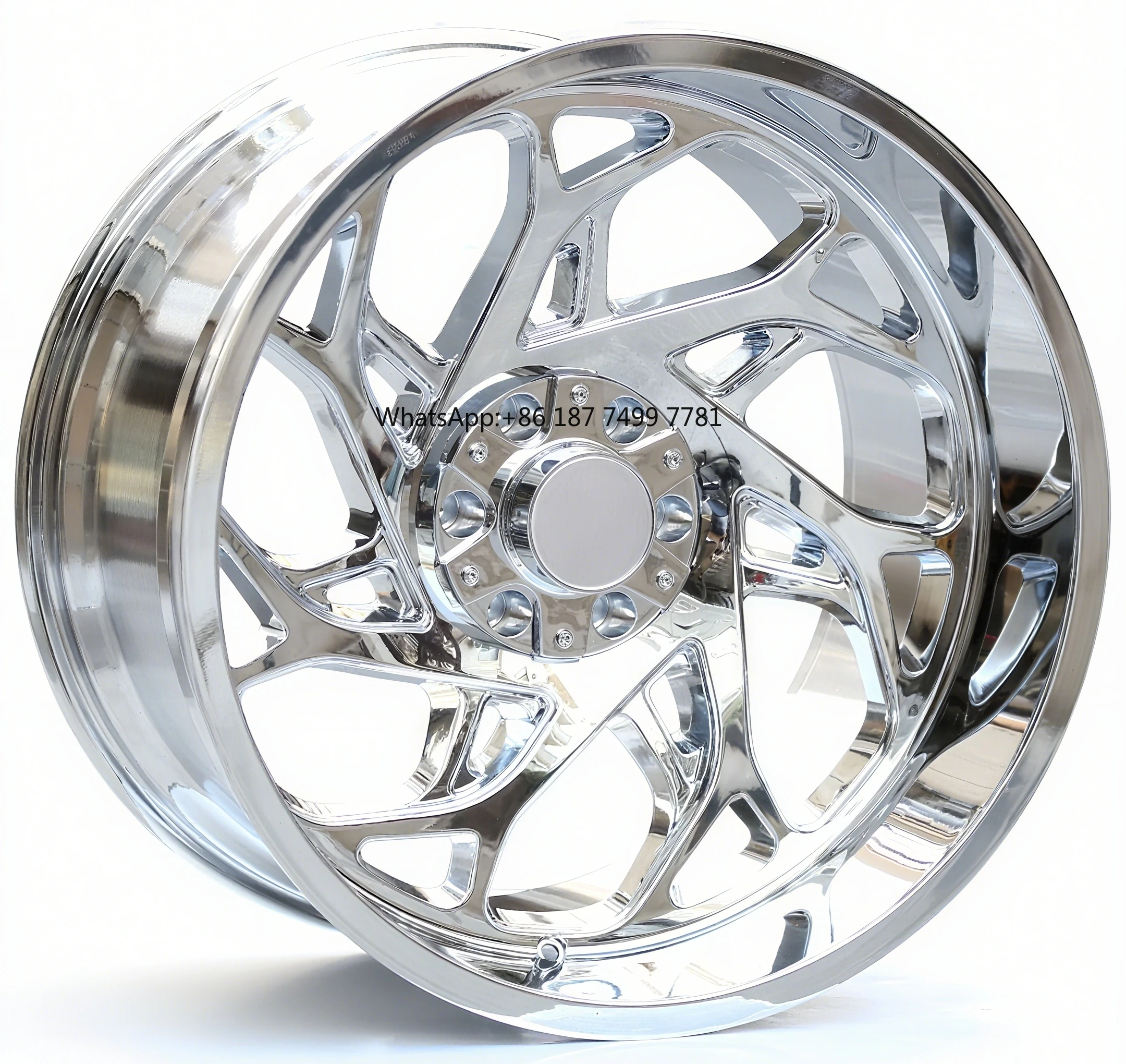 

18-20-22-24 Inch Chrome Wheels for Pickup & SUV 5x127 5x139.7 5x150 6x135 6x139.7 8x165.1 Modification Upgrade