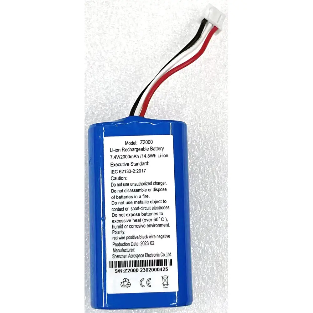 New Z2000 Rechargeable Lithium-ion Battery Pack