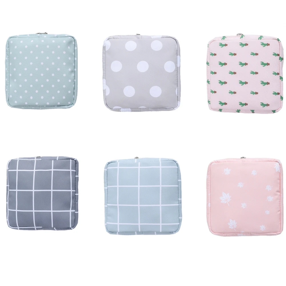Women Sanitary Napkin Tampon Storage Bag Portable Waterproof Organizer Pouch Sanitary Napkin Bag