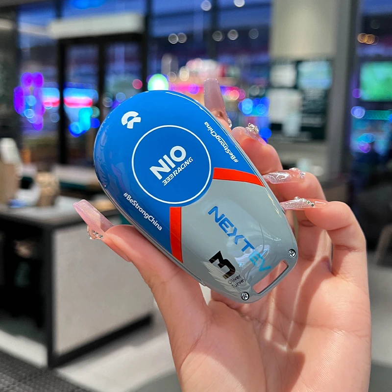 غطاء مفتاح فوب جديد 2025 - حافظة حماية ممتازة بتصميم السباق لهاتف NIO ES6/ET5/EC6/ET5T/ES8/ET9