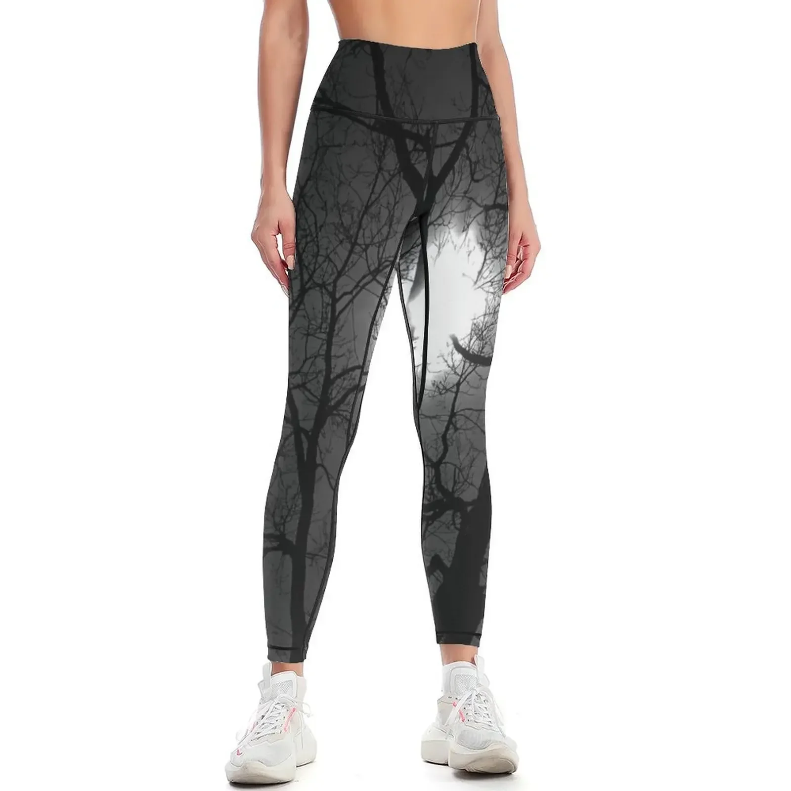 

Yule Tree, winter solstice Leggings jogging pants sport set high waist Womens Leggings