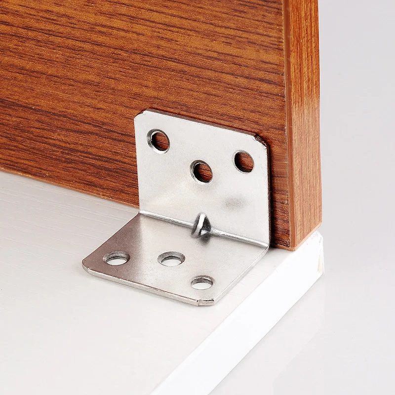 Support de plaque de couche de code d'angle, support de triangle, forme de L, angle droit, ménage, petite table de code d'angle, support fixe de chaise