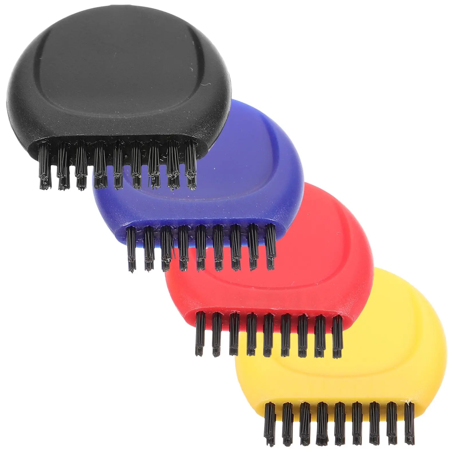 

4 Pcs Golf Club Brush Mini Set Yellow Red Blue Black Outdoor Practice Golfs Accessories Reusable