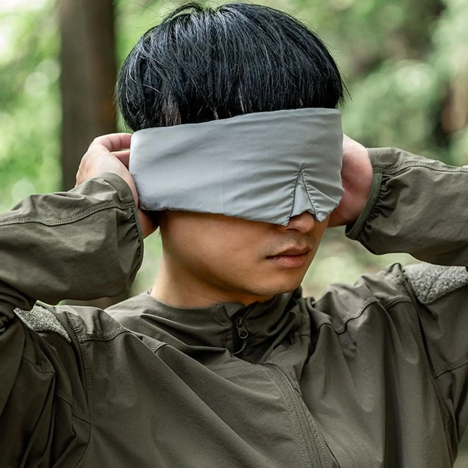 Eye Cover For Sleeping Adjustable Light Blocking Night Cover For Sleeping Breathable Night Blindfold With Adjustable Strap For