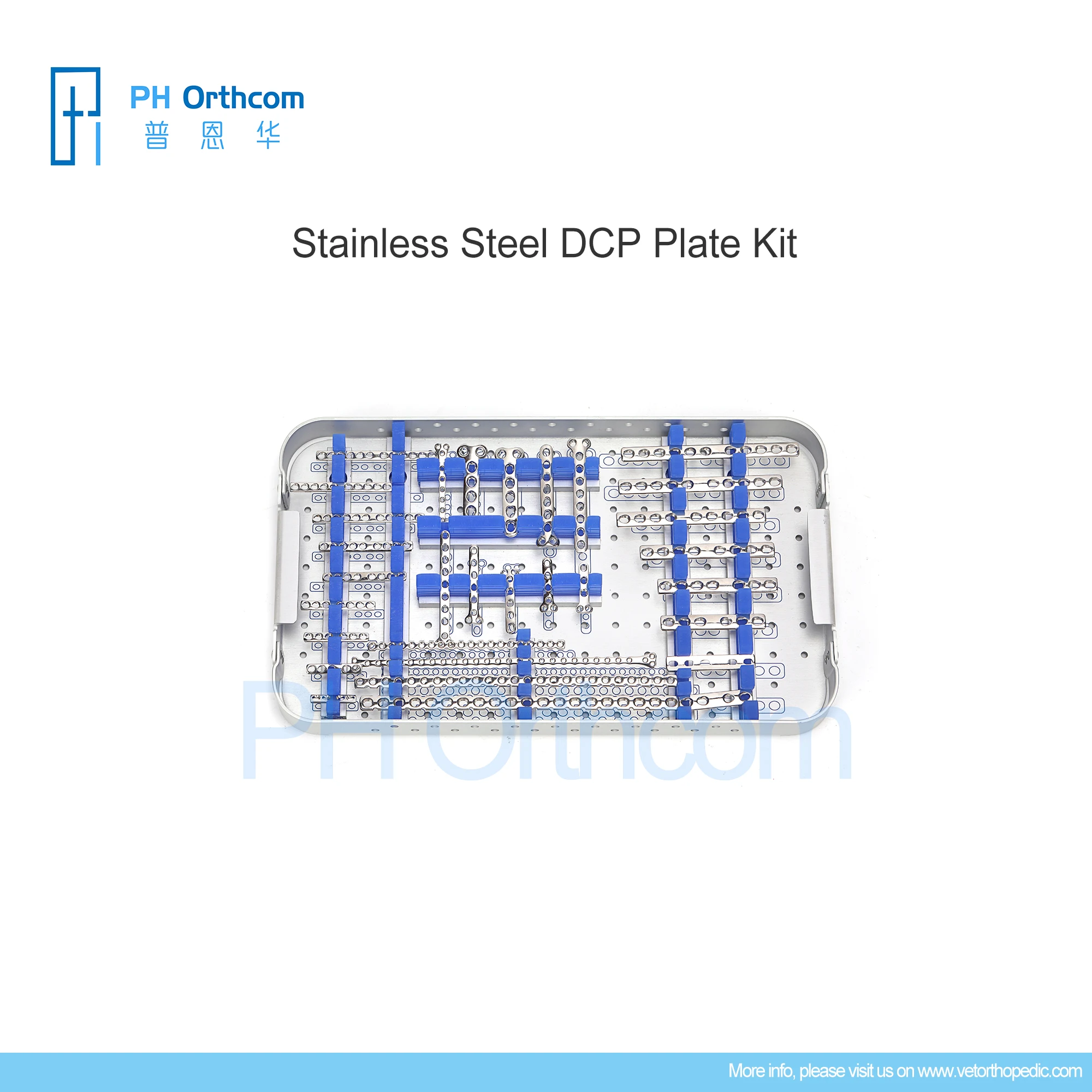 

Veterinary Orthopedic DCP Plate Kit Stainless Steel Implant Plate Veterinary Pets Macotas Surgical Instruments Medical Supplies