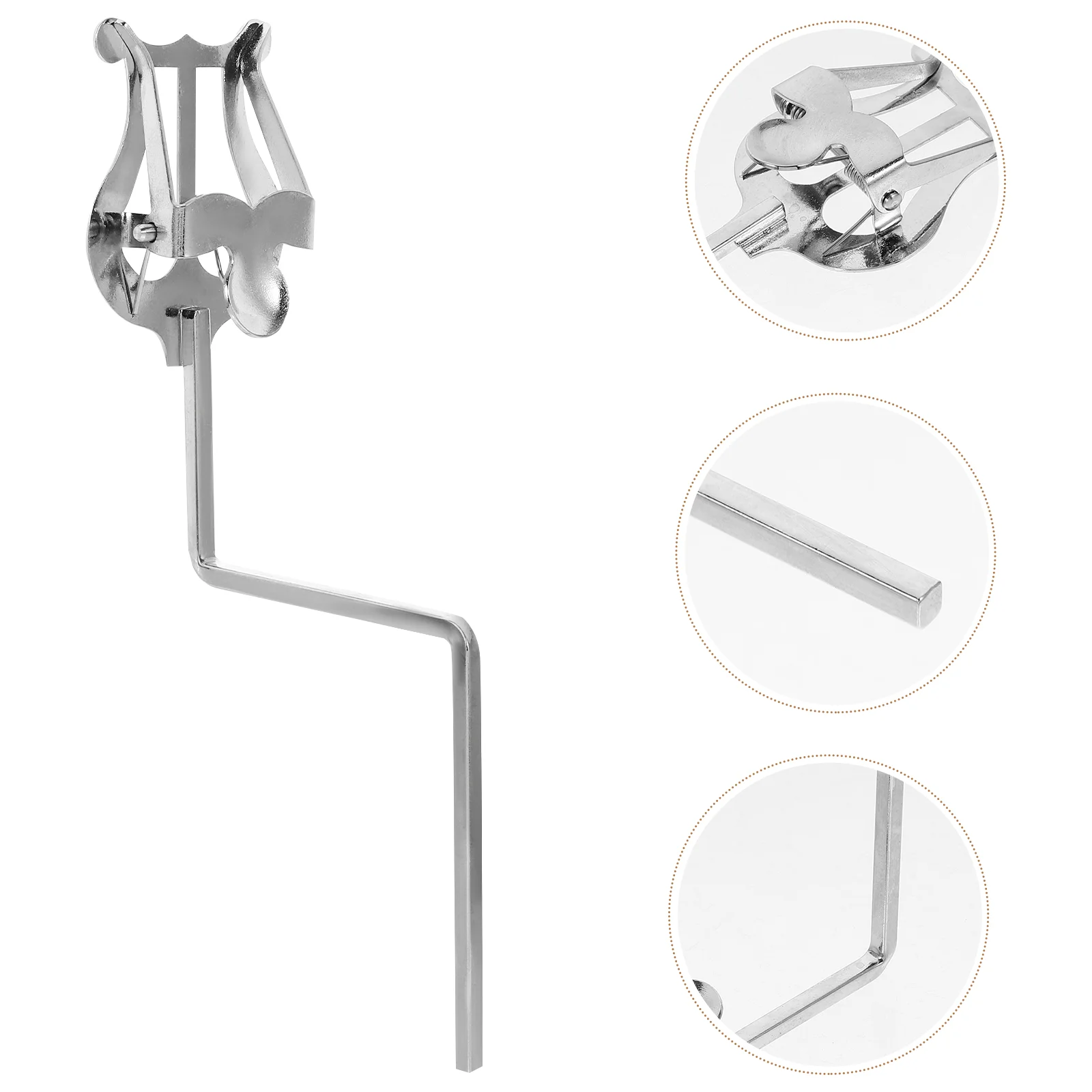 Music Stand Bracket Marching Sheet Saxophone Trumpet Score Clip Tenor Lyre Iron Instrument