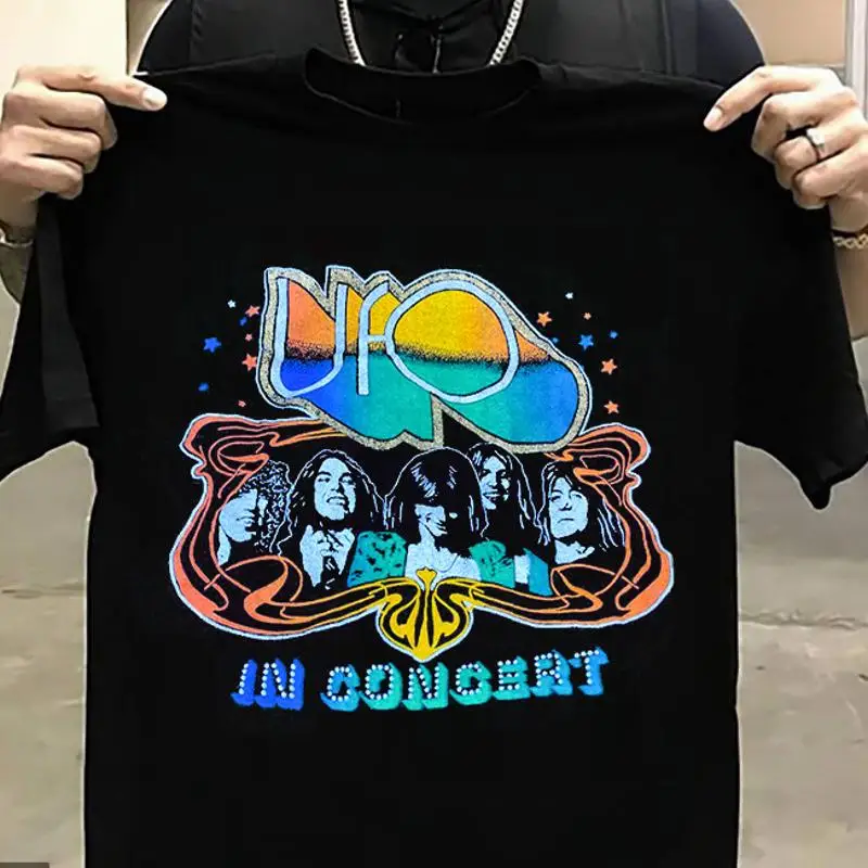 

Хлопковая футболка UFO Rock Band In Concert Tour S 2345XL QX0261