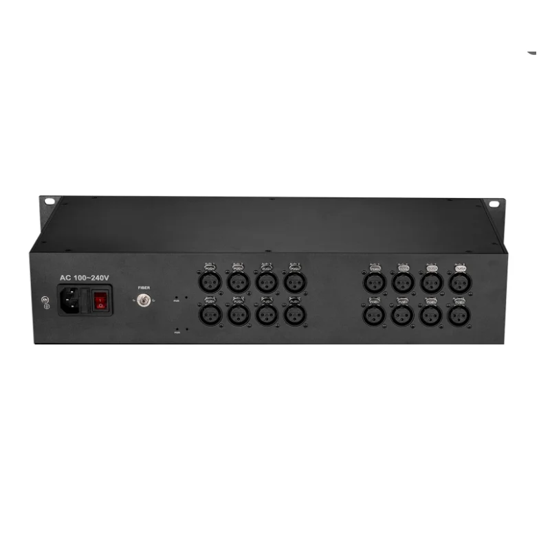 2/4/8/16 Channel Forward XLR Balanced Audio Converter Over Fiber