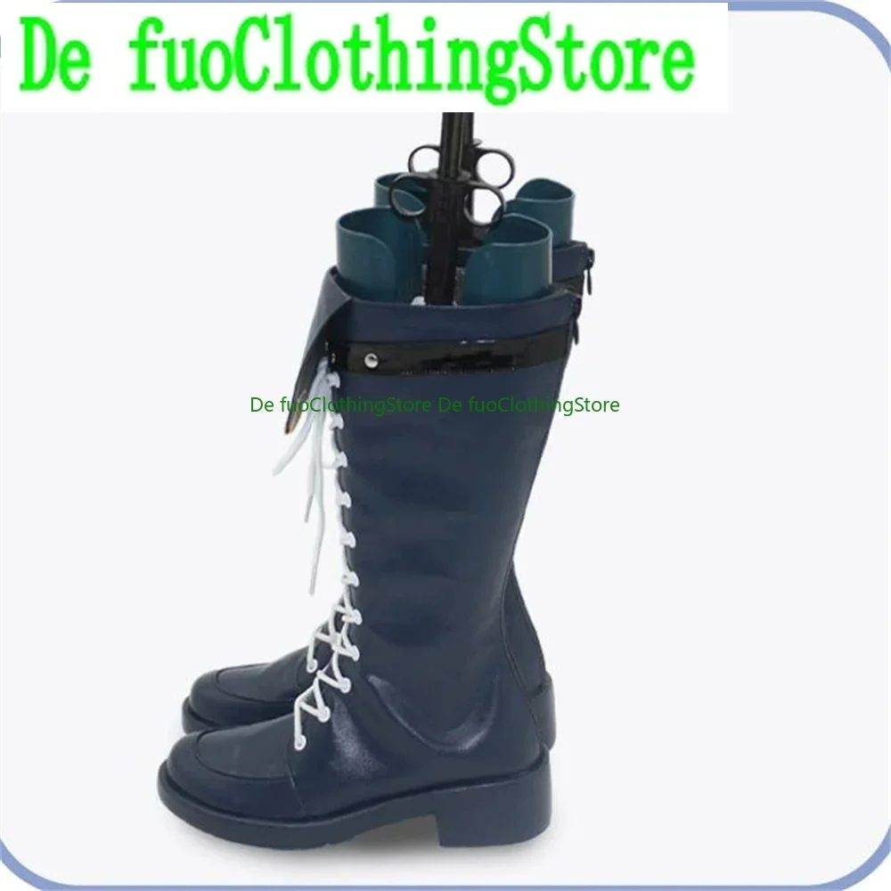 Igusa Haruka الأزرق الأرشيف تأثيري أحذية الأحذية لعبة أنيمي هالوين عيد الميلاد Defu متجر الأحذية